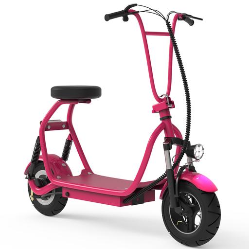 Adult Electric Scooter Up to 18 MPH Commuter Scooter-18.6 Miles Long-Range Battery-pink