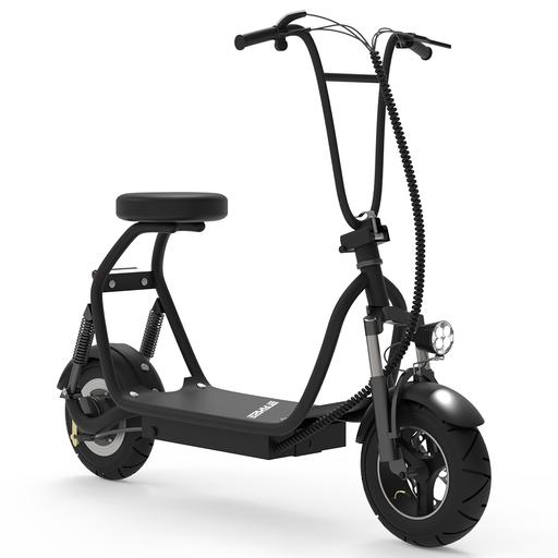 Adult Electric Scooter Up to 18 MPH Commuter Scooter-18.6 Miles Long-Range Battery-black